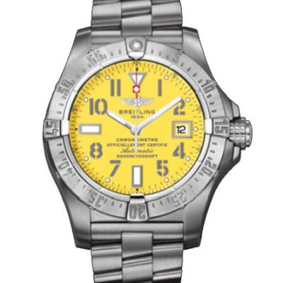 百年灵Breitling 深潜海狼腕表系列A1733010/I513专业钢带 男士多功能手表