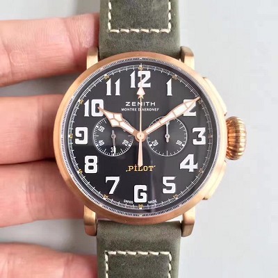 精仿真力时飞行员系列手表,好莱坞大片青铜骑士 胡歌 最爱品牌 